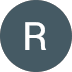 Gray circle with letter "R" inside.